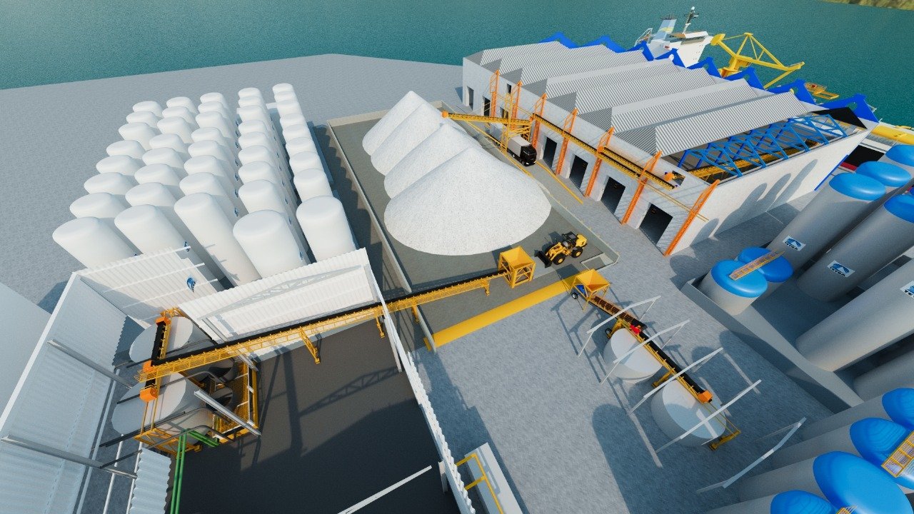 Layout operacional cabotagem